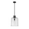 Z-Lite Kinsley 1 Light Pendant, Matte Black And Clear Seeded 340P12-MB - alternate 3
